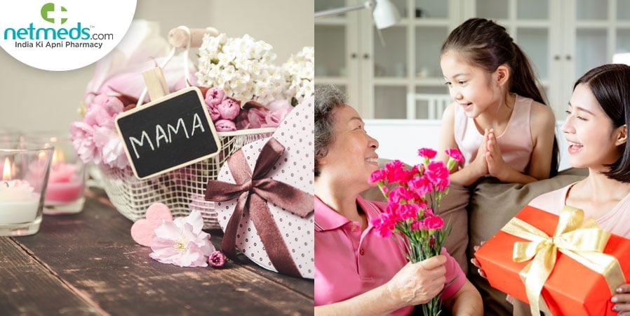 Giving gifts for mother's day