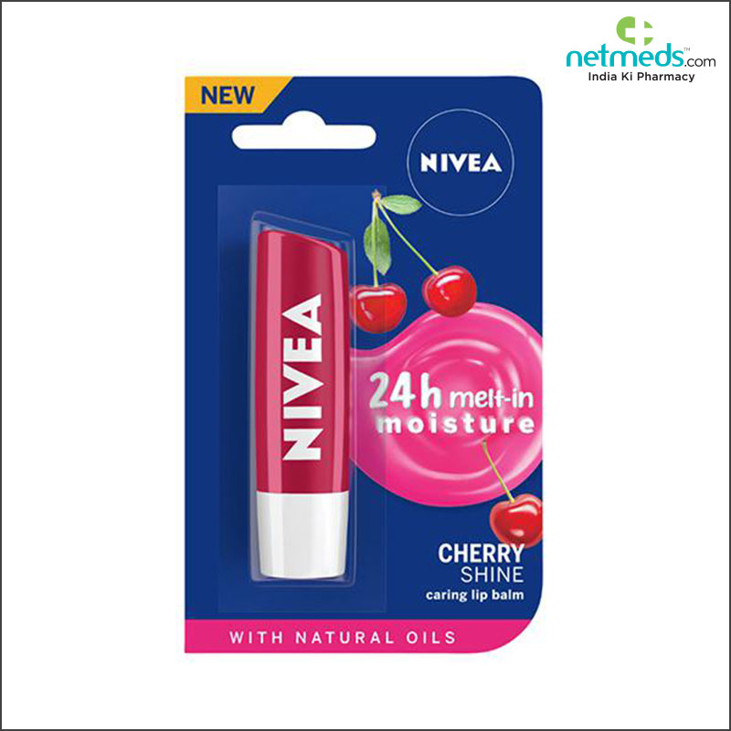 Nivea cherry shine lip balm