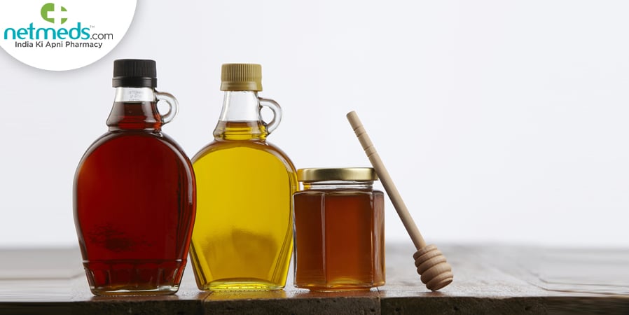 Maple syrup and honey