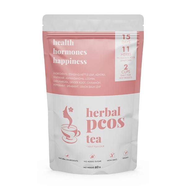 Herbal PCOS Tea Powder - Mint 60 gm