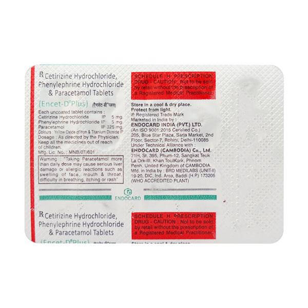 ENCET D PLUS Tablet 10's
