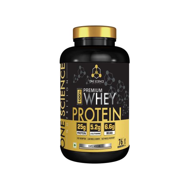 Buy One Science Nutrition Premium Whey Protein Powder - Cafe Mocha 2270 ...