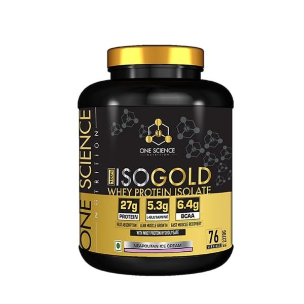 Buy One Science Nutrition Iso Gold Whey Protein Isolate Powder ...