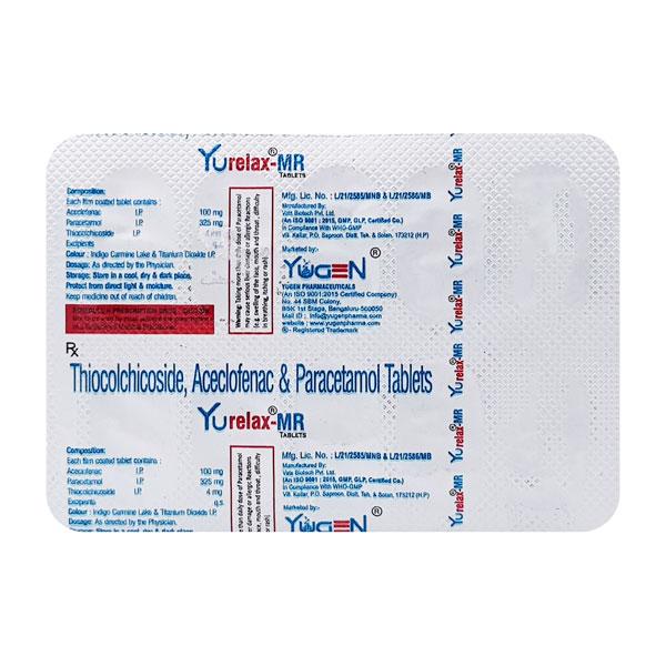 Buy YURELAX MR Tablet 10's Online at Upto 25% OFF | Netmeds