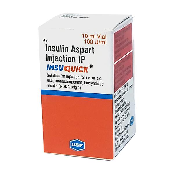 INSUQUICK Injection 10ml Price, Uses, Side effects, Substitutes | Netmeds