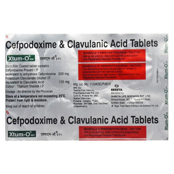 Xtum O 325mg Tablet 10'S : Price, Uses, Side Effects | Netmeds