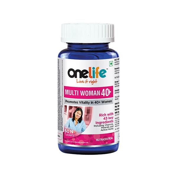 Buy Onelife Multi Woman 40+ (Promotes Vitality in 40+ Women) Tablet 60 ...