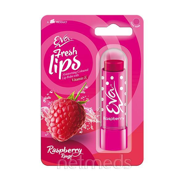 Eva Freshlips Moisturizing Lip Balm - Raspberry 4.5 gm online at best ...