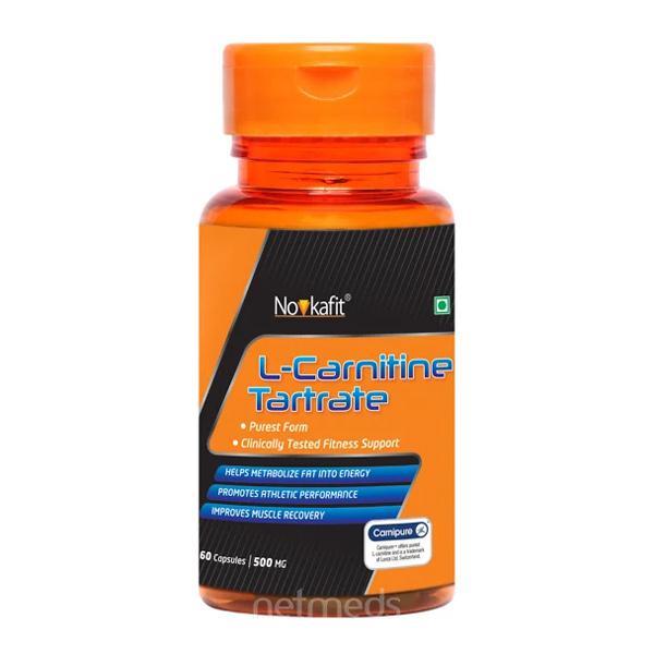 Novkafit L-Carnitine Tartrate with Carnipure 60's online at best  price-Sports Supplements