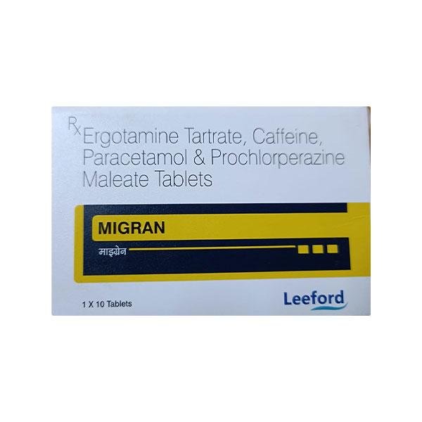 Migran Tablet 10'S : Uses, Side Effects, Price | Netmeds