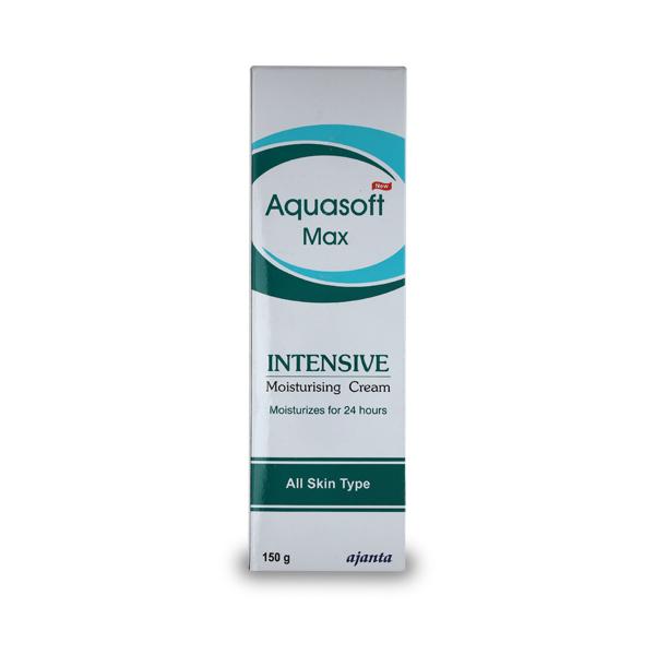 AQUASOFT MAX NEW INTENSIVE MOISTURISING Cream 150gm : Price, Uses, Side ...