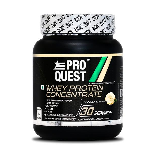 Proquest Whey Protein Concentrate - Vanilla Cream 1 kg Online at Best ...