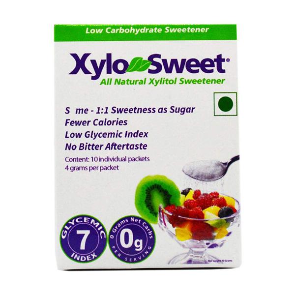 Xlear XyloSweet Xylitol Natural Sugarfree Sweetener (Pack of 100 x 4 gm ...