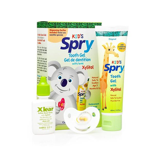 Buy Xlear Kid's Spry Dispensing Pacifier and Xylitol Tooth Gel Kit ...