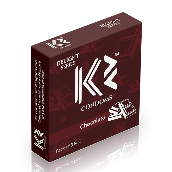 K2 Condoms - Chocolate 3's Online at Best Price - Condoms