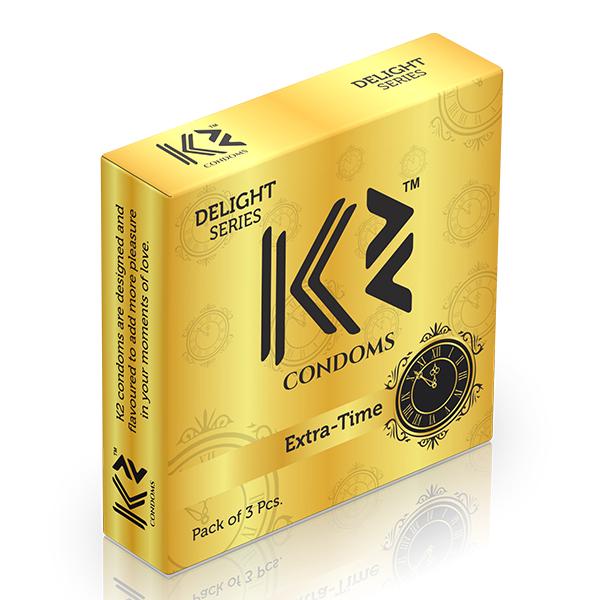 K2 Condoms - Extra Time 3's Online at Best Price - Condoms