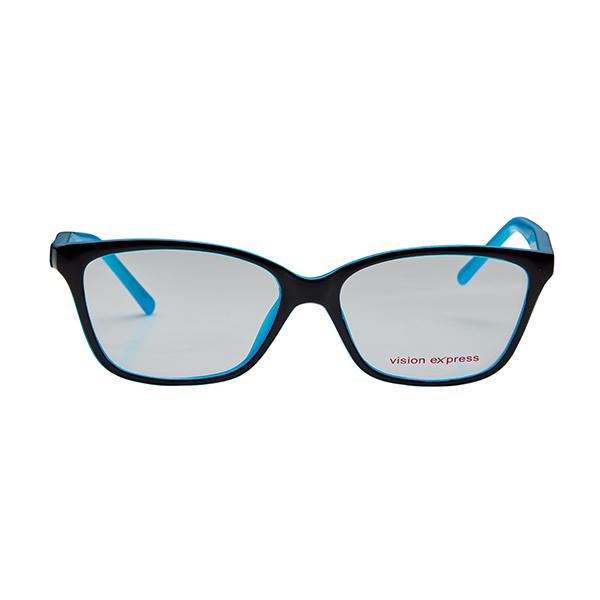 Buy Vision Express 29443 Blue Wrap Eyeglasses (Including Anti ...