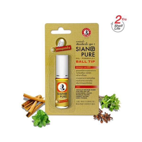 Buy Siang Pure Pain Relief Oil Ball Tip Roll On - Formula I 3 ml Online ...