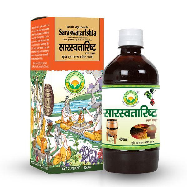 Basic Ayurveda Saraswatarishta Syrup 450 ml