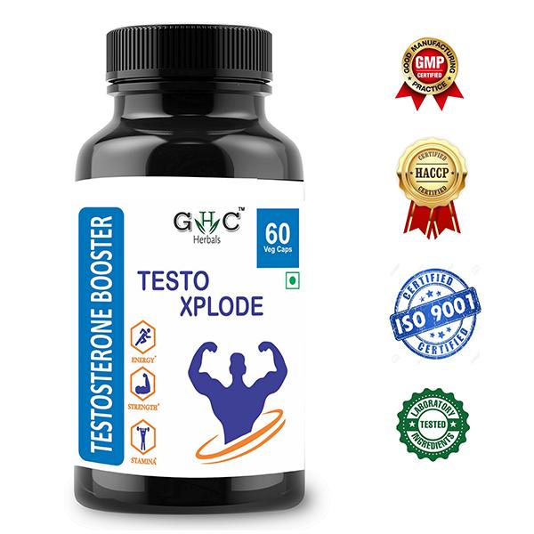 GHC Herbals Testo Xplode Testosterone Booster Veg Capsule 60's Online ...