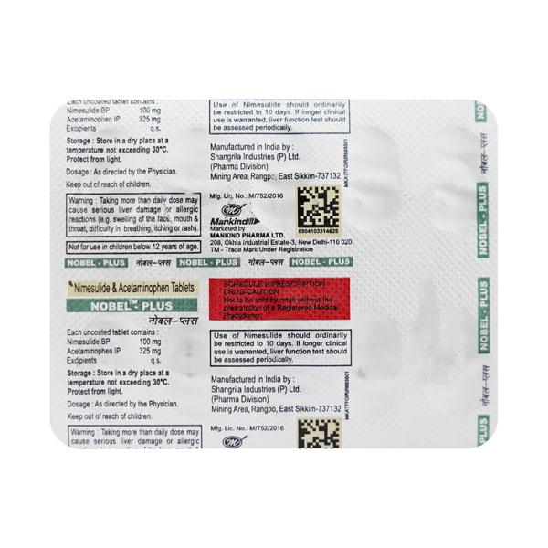 Buy Nobel Plus Tablet 10'S Online at Upto 25% OFF | Netmeds