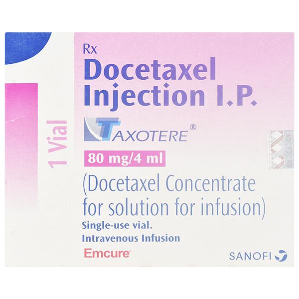taxotere 80mg injection 4ml
