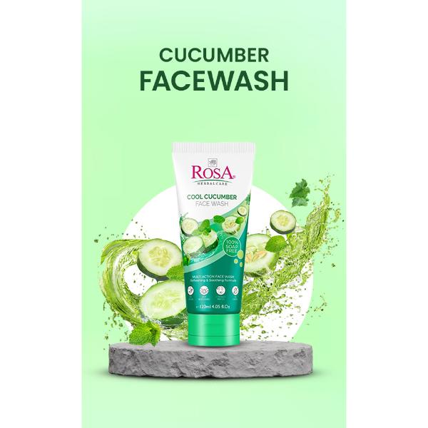 Rosa Cool Cucumber Face Wash 120 ml