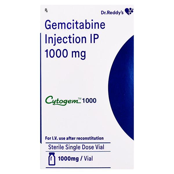 Cytogem 1gm Injection 1's : Price, Uses, Side Effects | Netmeds