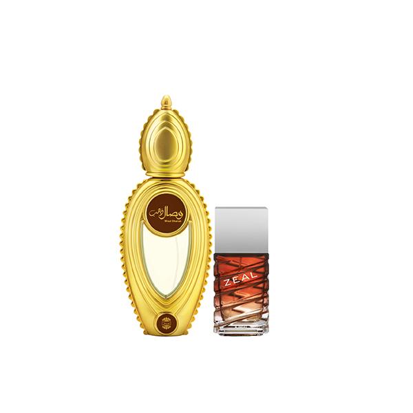 Buy Ajmal Wisal Dhahab EDP Fruity Floral Perfume And Zeal EDP