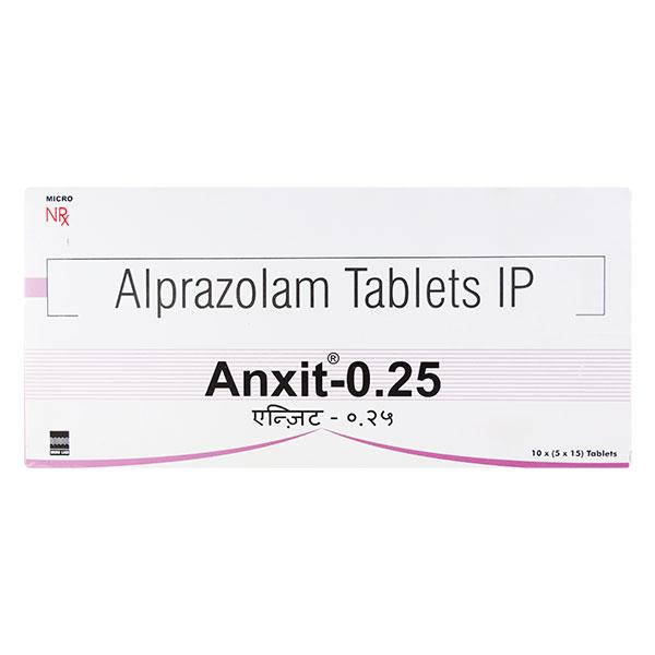 anxit 0.25mg tablet
