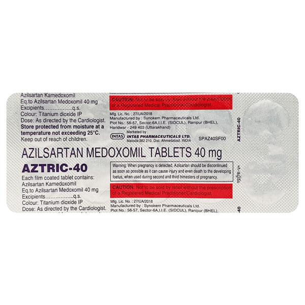 Aztric 40mg Tablet 10'S : Price, Uses, Side Effects | Netmeds