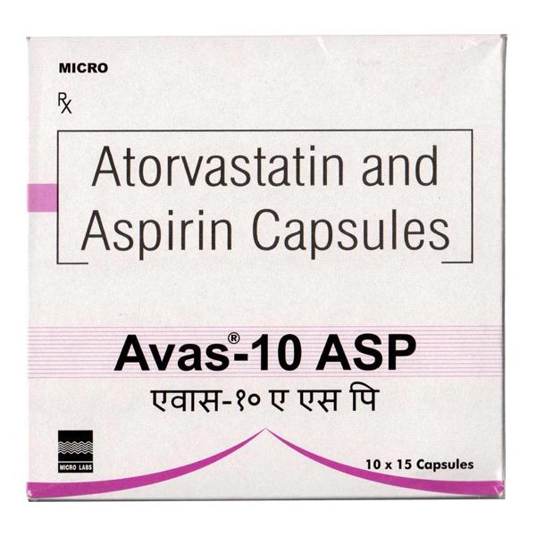AVAS 10 ASP Capsule 15's Price, Uses, Side effects, Substitutes | Netmeds