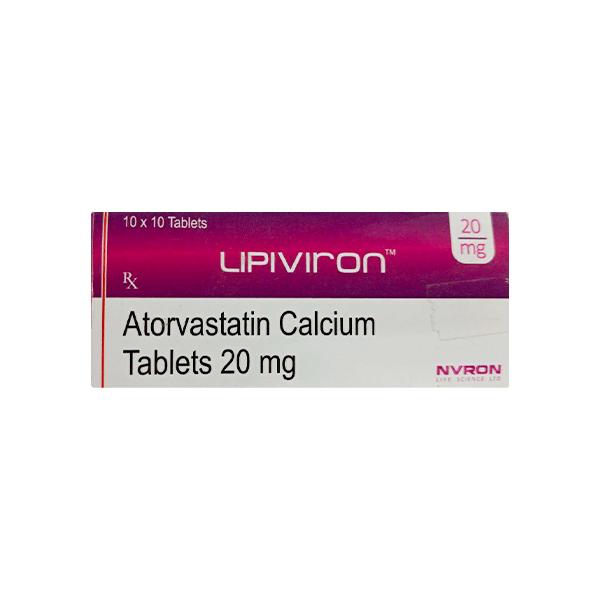 LIPIVIRON 20mg Tablet 10's Price, Uses, Side effects, Substitutes | Netmeds