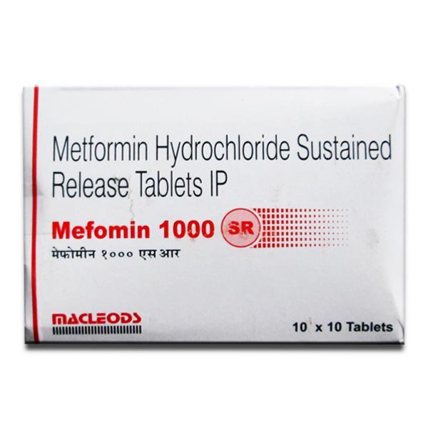 Buy Mefomin SR 1000mg Tablet 10'S Online - Price, Uses & SIde EFfects ...