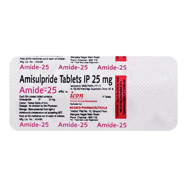 amide 25mg tablet