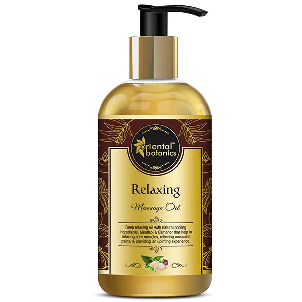 Buy Oriental Botanics Relaxing Body Massage Oil for Pain Relief In Back ...