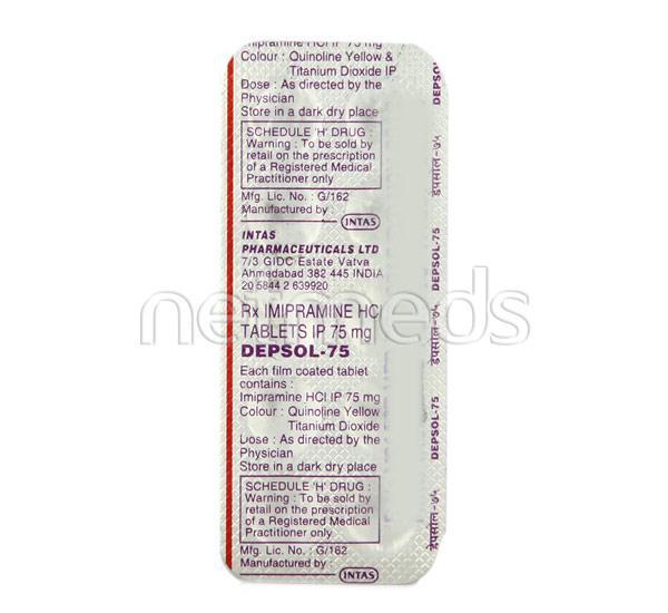 depsol 75mg tablet
