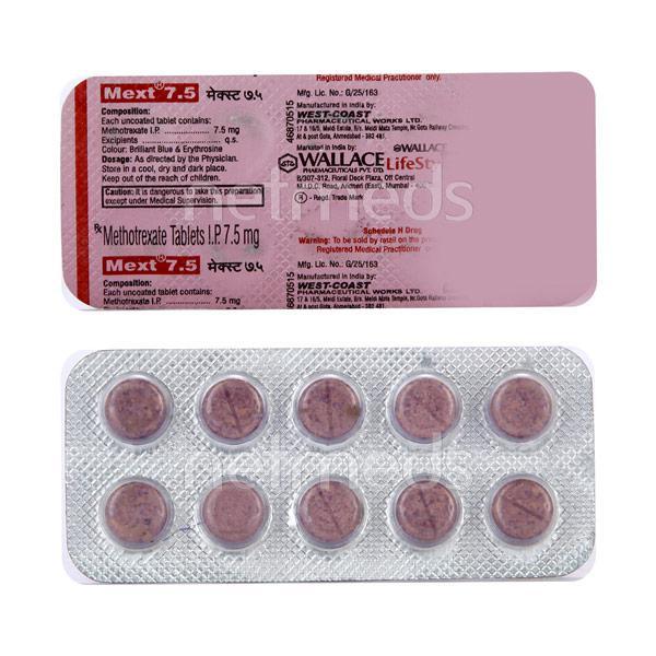 mext 7.5mg tablet