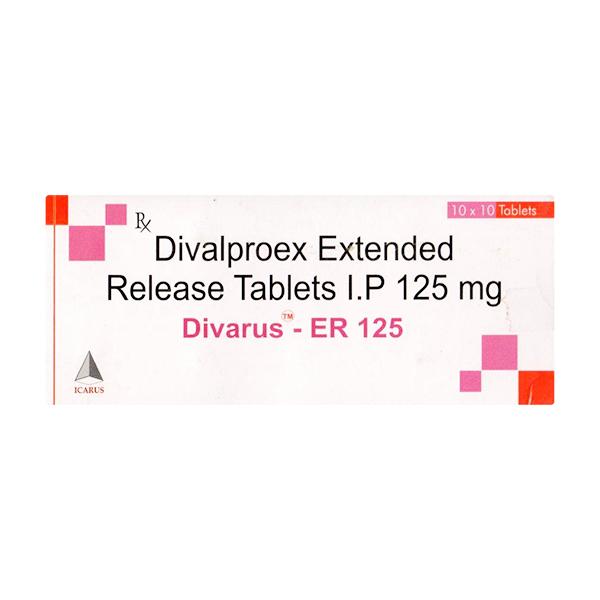 DIVARUS ER 125 Tablet 10's Price, Uses, Side effects, Substitutes | Netmeds