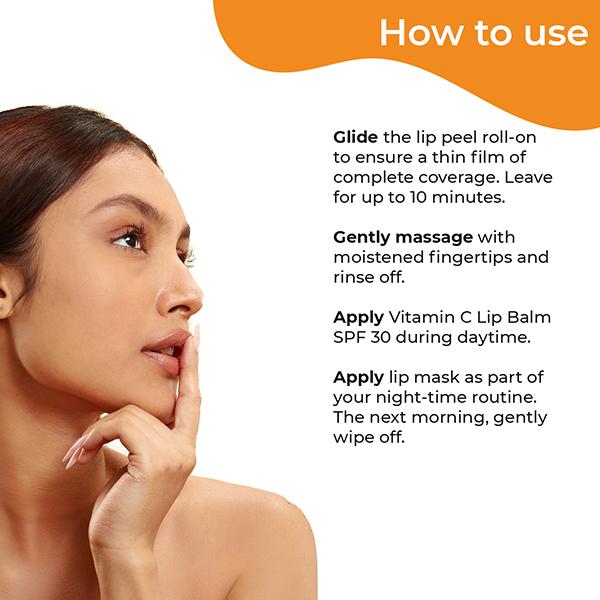 Buy Pilgrim Vitamin C Lip Lightening Care Kit for Exfoliating Dark, Chapped  and Pigmented Lips 24 ml Online at Discounted Price | Netmeds