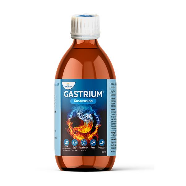 GASTRIUM Suspension 150ml Price, Uses, Side effects, Substitutes | Netmeds