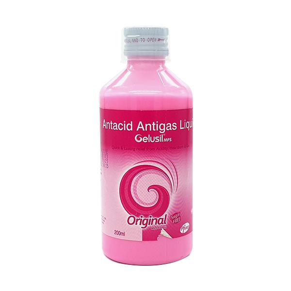 gelusil mps original mint flavour sugar free liquid 200ml
