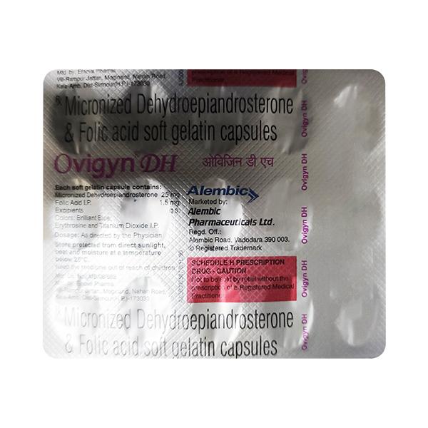Ovigyn Dh Soft Gelatin Capsule 15's Price, Uses, Side effects | Netmeds