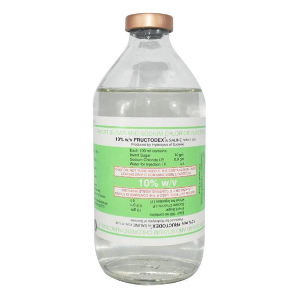 Fructodex IN Salaine Infusion 500ml : Price, Uses, Side Effects | Netmeds