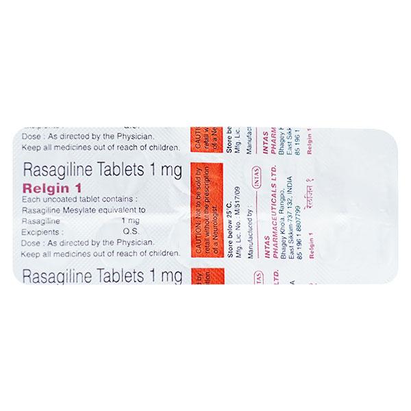 Relgin 1mg Tablet 10'S Price, Uses, Side effects, Substitutes | Netmeds