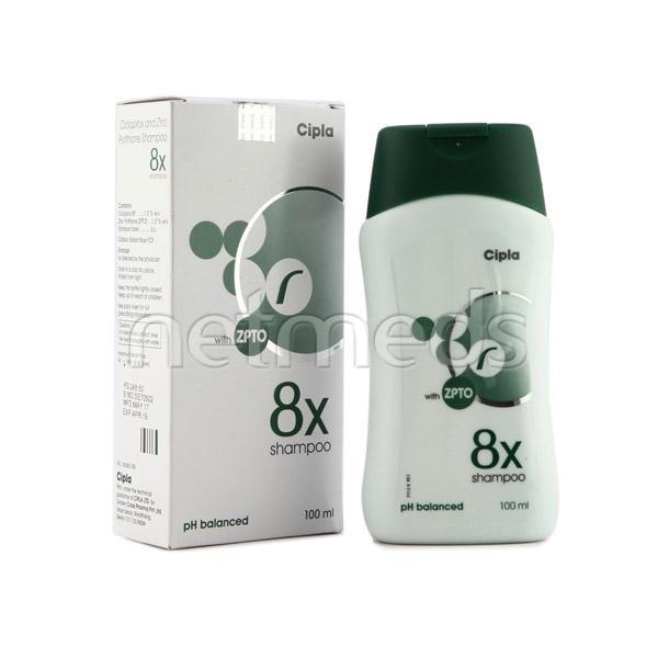 8X Shampoo 100ml Price, Uses, Side effects, Substitutes | Netmeds