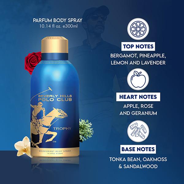 Buy Beverly Hills Polo Club Prestige Parfum Body Spray Trophy