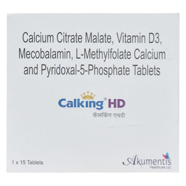 CALKING HD Tablet 15's : Price, Uses, Side Effects | Netmeds