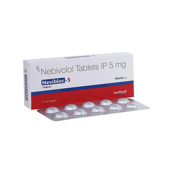 Nevibloc 5 Tablet 10's Price, Uses, Side effects | Netmeds