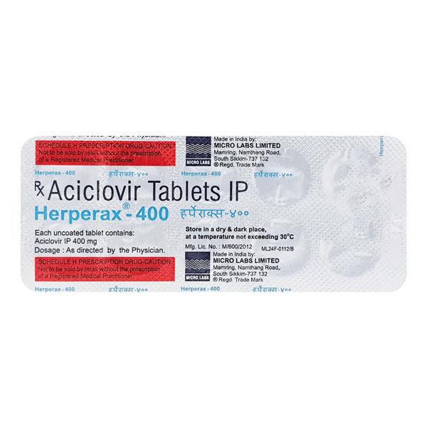 herperax 400mg tablets